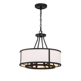 Bryant 4 Light Black Forged Chandelier BRY-8004-BF