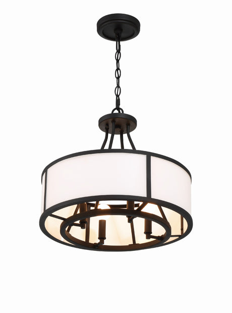 Bryant 4 Light Black Forged Chandelier BRY-8004-BF