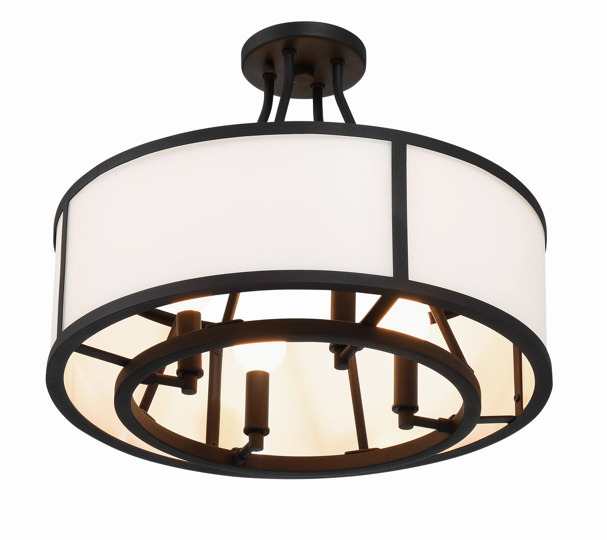Bryant 4 Light Black Forged Semi Flush Mount BRY-8004-BF_CEILING