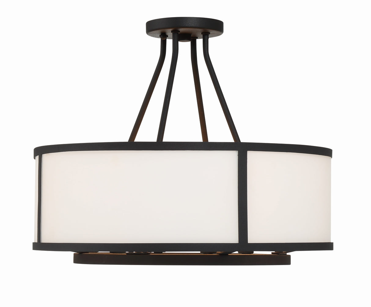 Bryant 4 Light Black Forged Semi Flush Mount BRY-8004-BF_CEILING