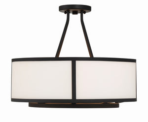 Bryant 4 Light Black Forged Semi Flush Mount BRY-8004-BF_CEILING
