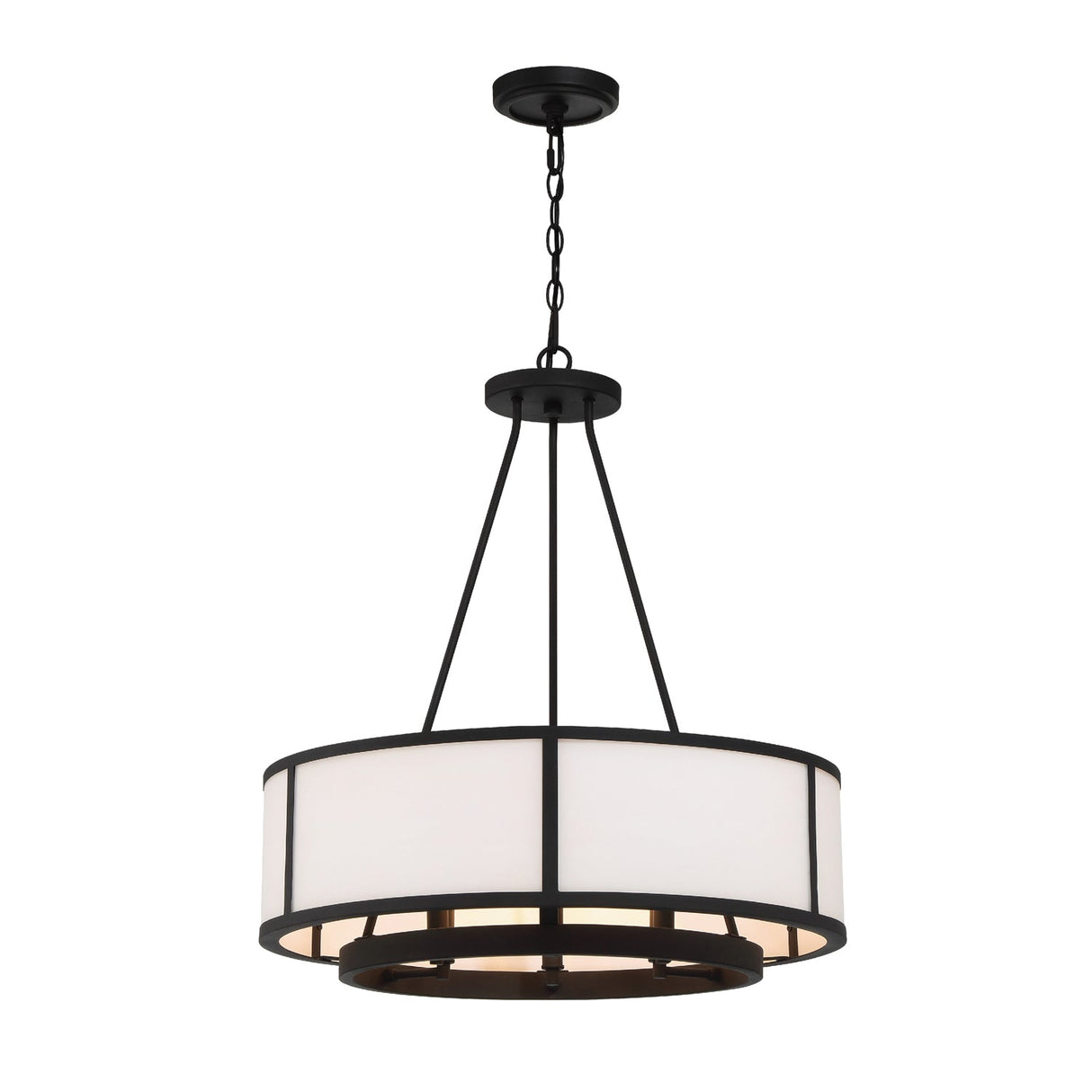 Bryant 6 Light Black Forged Chandelier BRY-8006-BF