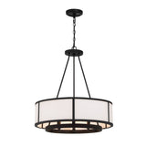 Bryant 6 Light Black Forged Chandelier BRY-8006-BF