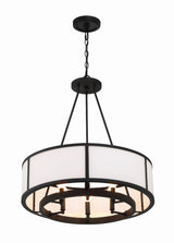 Bryant 6 Light Black Forged Chandelier BRY-8006-BF