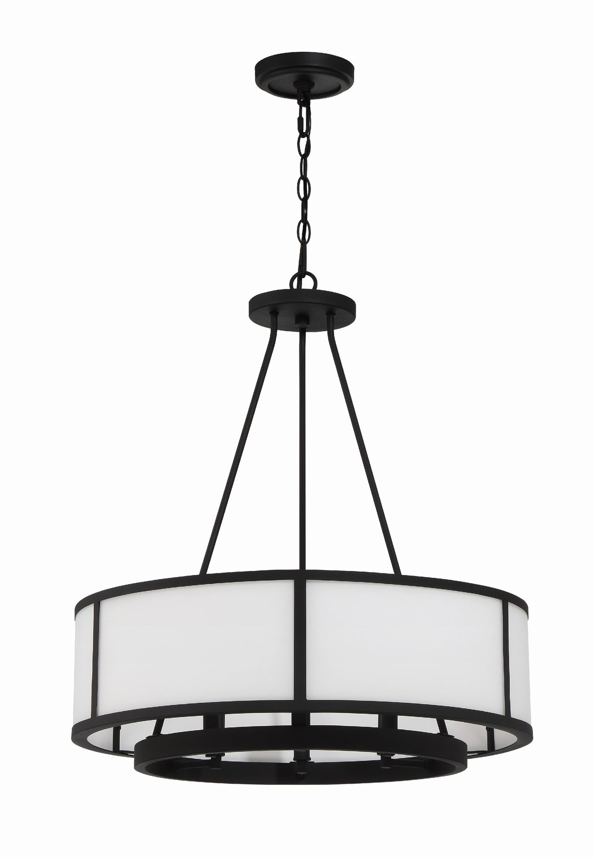 Bryant 6 Light Black Forged Chandelier BRY-8006-BF