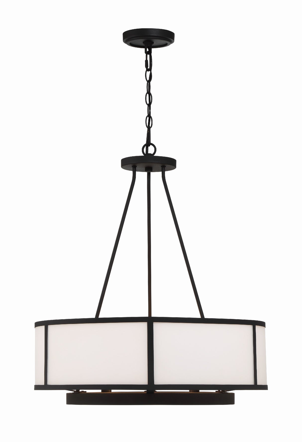 Bryant 6 Light Black Forged Chandelier BRY-8006-BF