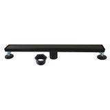 Watercourse BSF2420 24-Inch Stainless Steel Linear Shower Drain, Matte Black