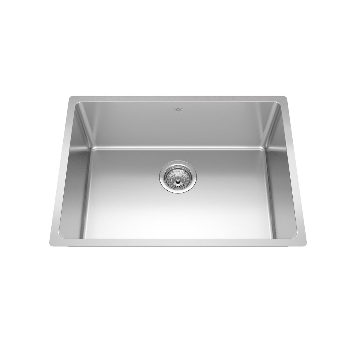 KINDRED BSU1825-9N Brookmore 24.7-in LR x 18.2-in FB x 9-in DP Undermount Single Bowl Stainless Steel Sink In Commercial Satin Finish
