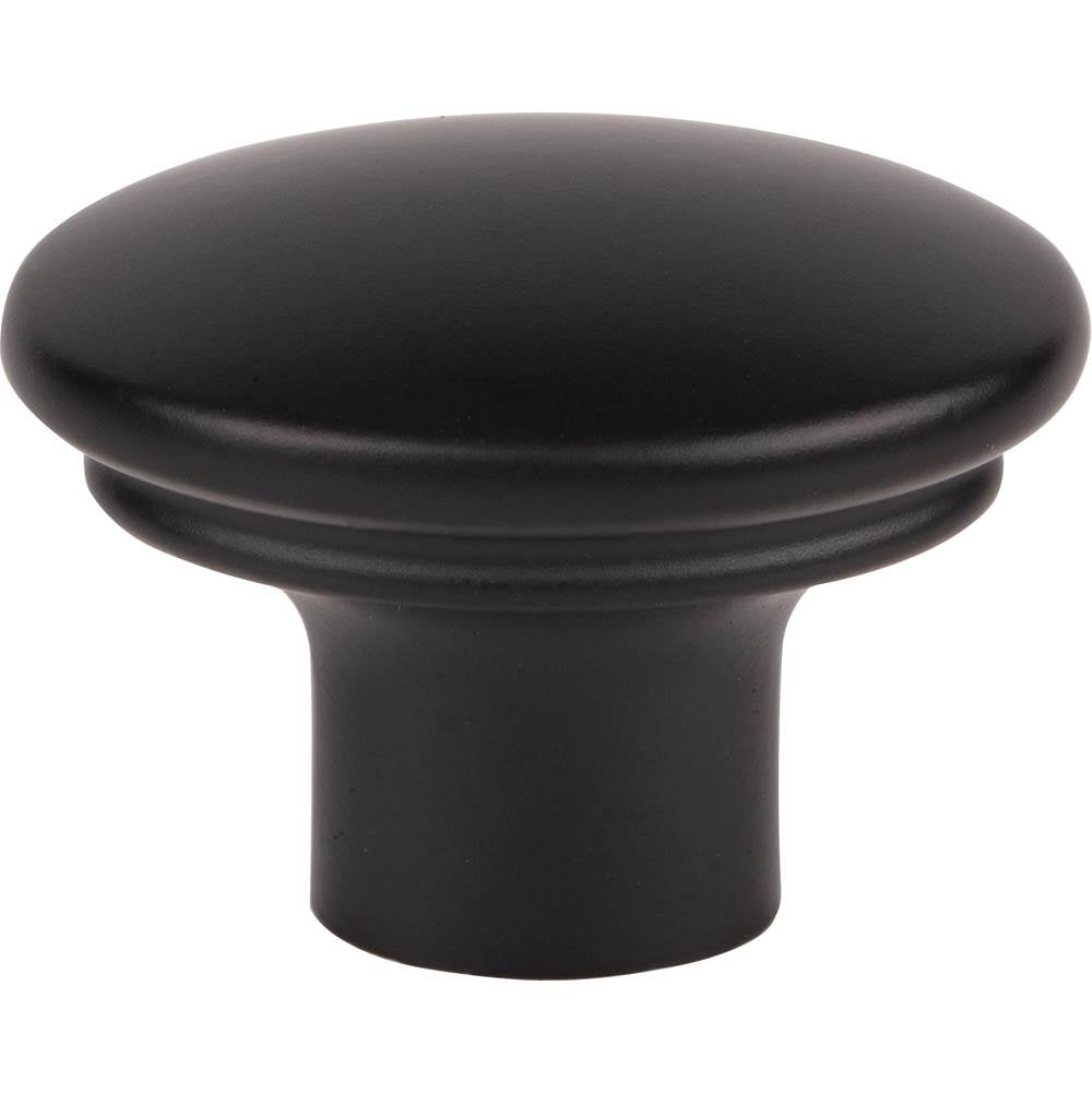 Top Knobs TK3051 Julian Oval Knob 1 3/8 Inch - Flat Black