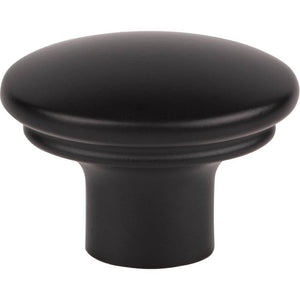 Top Knobs TK3051 Julian Oval Knob 1 3/8 Inch - Flat Black