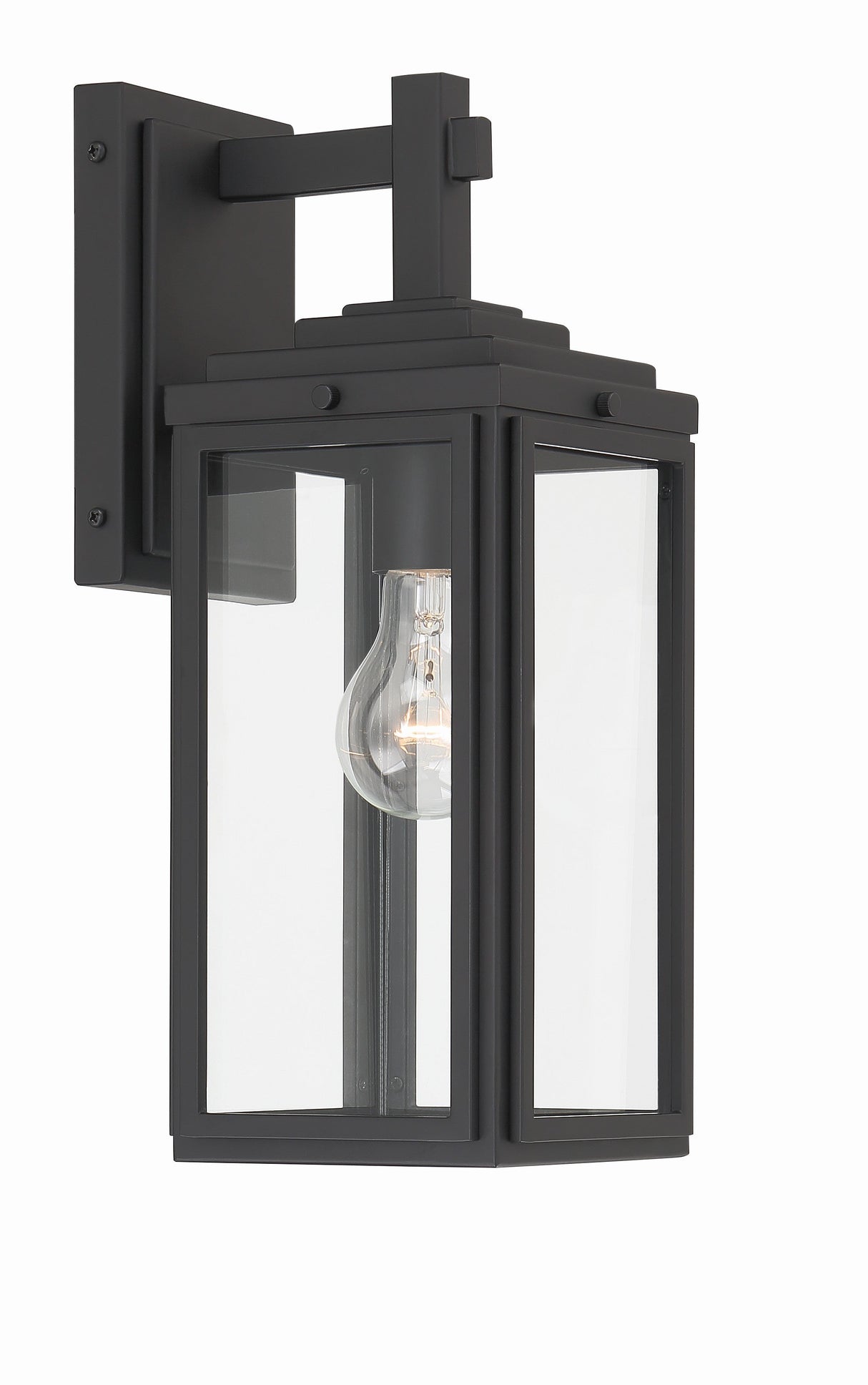 Byron 1 Light Matte Black Outdoor Sconce BYR-80101-MK