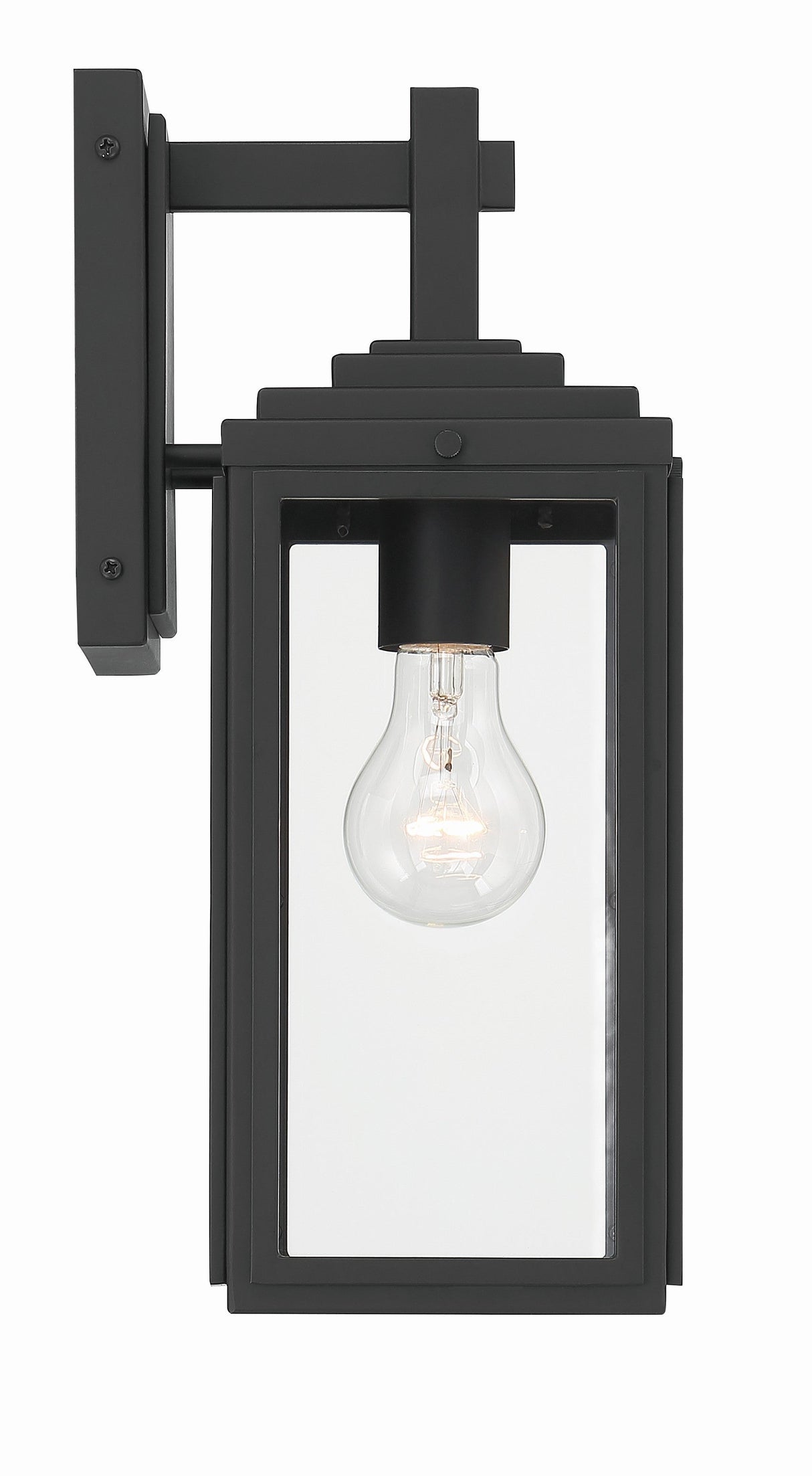 Byron 1 Light Matte Black Outdoor Sconce BYR-80101-MK
