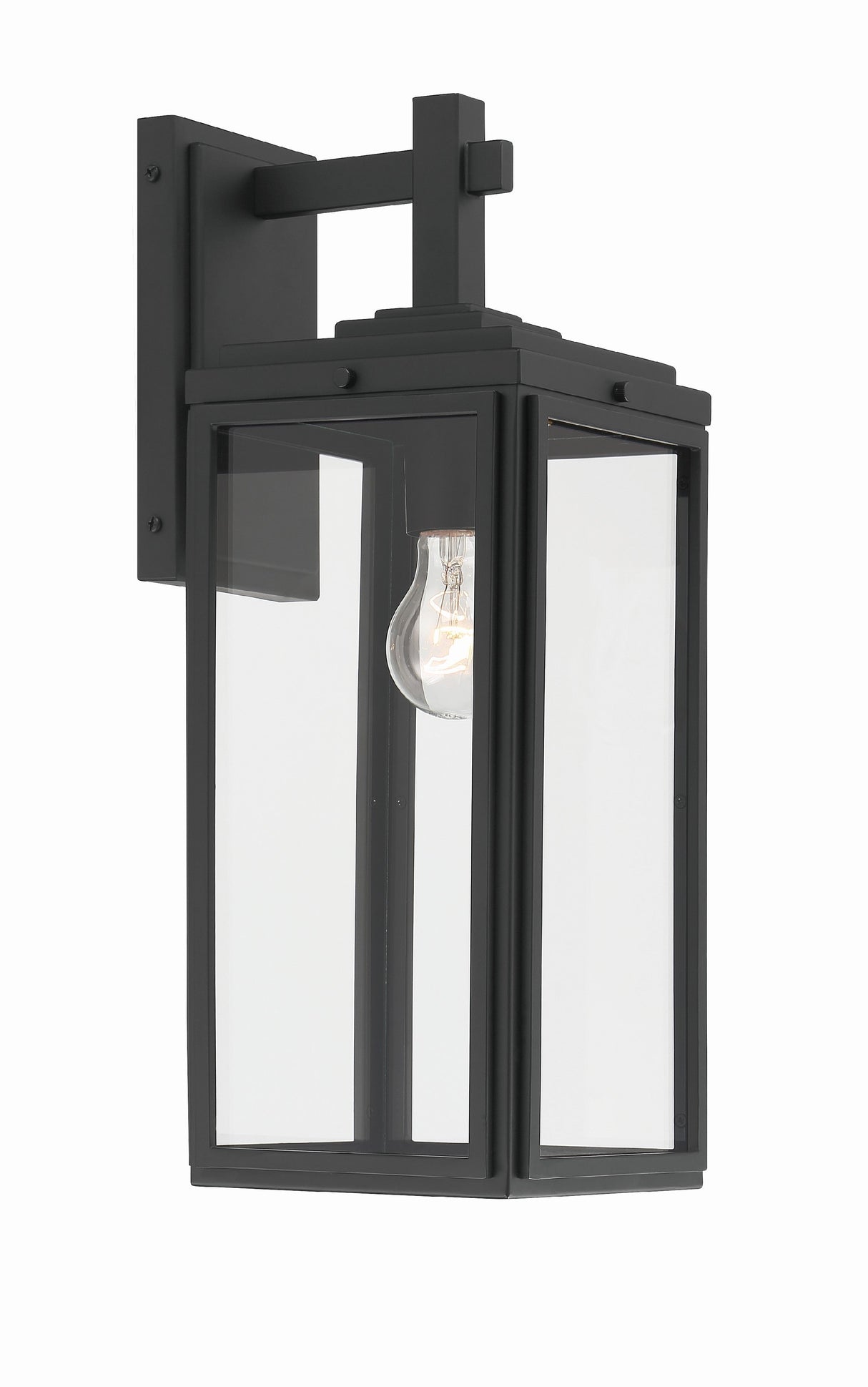 Byron 1 Light Matte Black Outdoor Sconce BYR-80102-MK