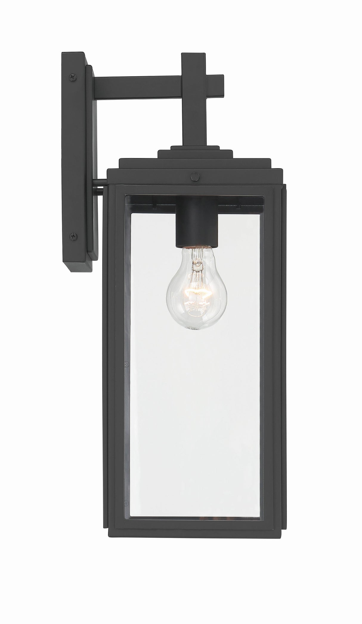 Byron 1 Light Matte Black Outdoor Sconce BYR-80102-MK