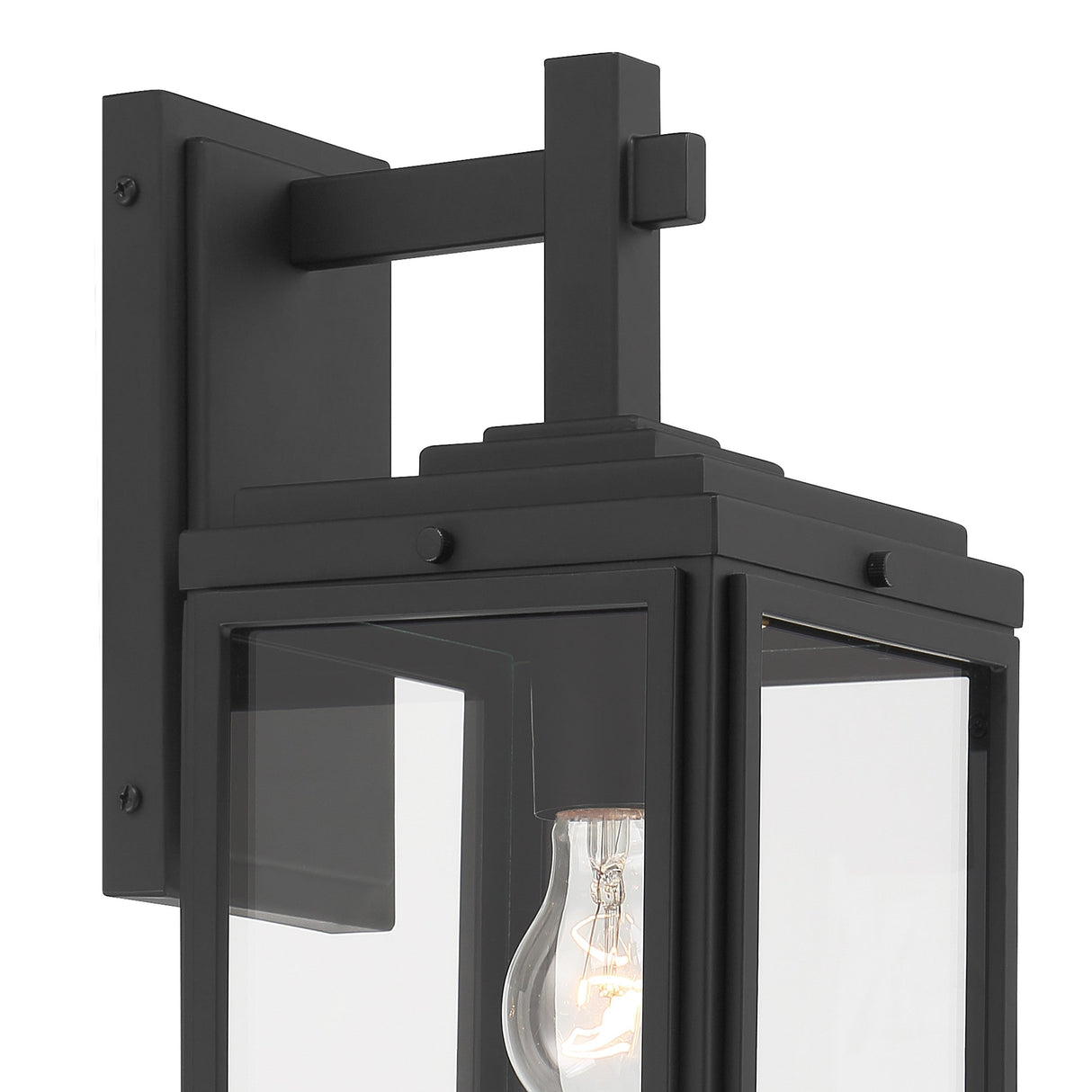 Byron 1 Light Matte Black Outdoor Sconce BYR-80102-MK