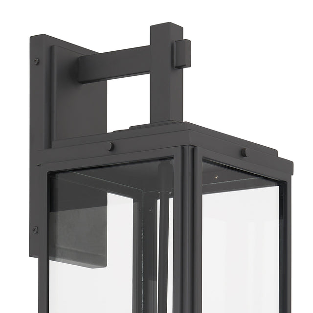 Byron 3 Light Matte Black Outdoor Sconce BYR-80103-MK