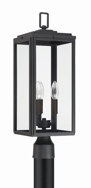 Byron 3 Light Matte Black Outdoor Post BYR-80109-MK