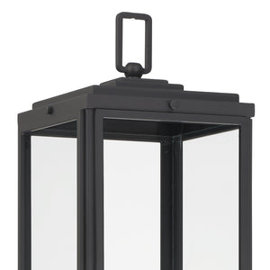 Byron 3 Light Matte Black Outdoor Post BYR-80109-MK