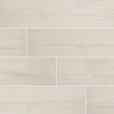 MSI Wood Collection palmetto bianco 6x36 porcelain floor wall tile product shot multiple planks NPALBIA6X36 angle view