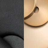 Hatfield 1 Light Black Forged + Vibrant Gold Sconce HAT-471-BF-VG