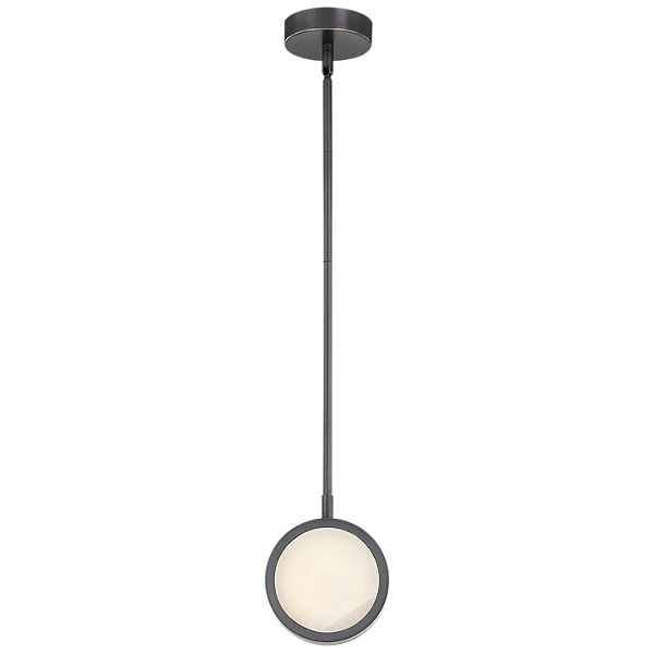 Alora PD325106UBAR BLANCO 6" PD URBAN BRONZE ALABASTER  15W LED 90 3000K DC LED