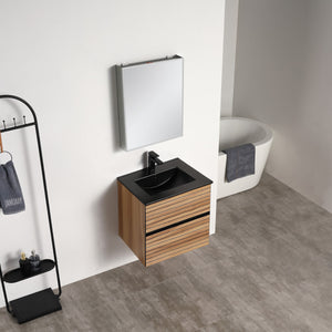 Blossom Annecy 24" Maple Strip Single Sink Vanity Base