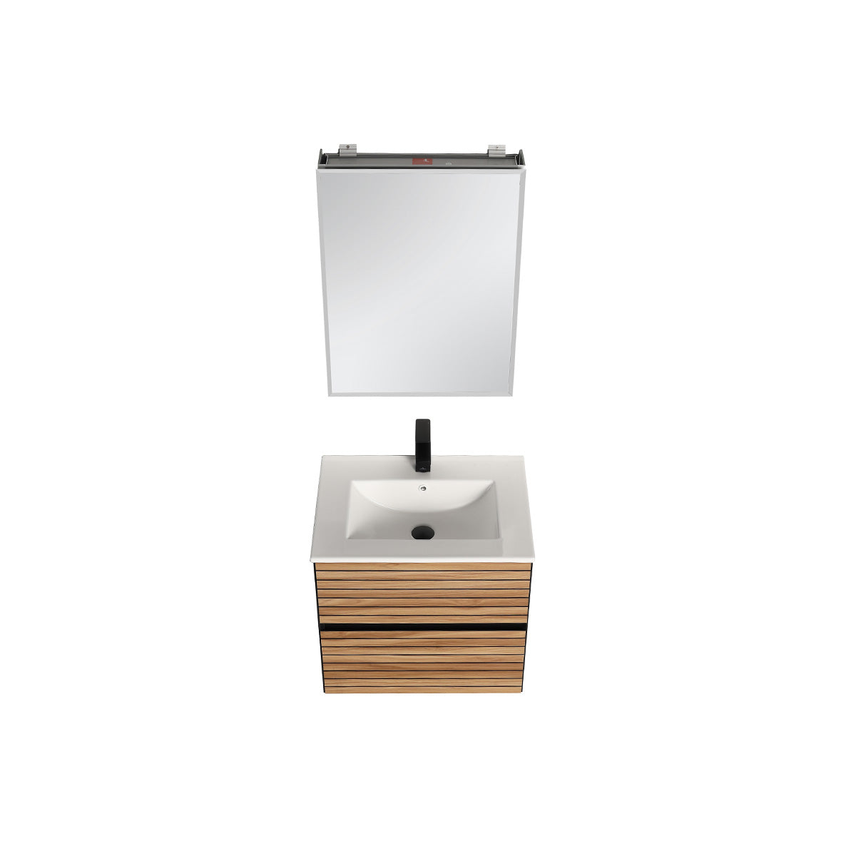 Blossom Annecy 24" Maple Strip Single Sink Vanity Base
