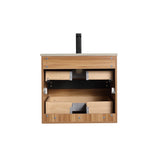 Blossom Annecy 24" Maple Strip Single Sink Vanity Base