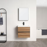 Blossom Annecy 24" Maple Strip Single Sink Vanity Base
