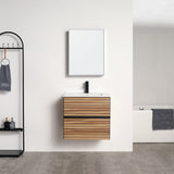 Blossom Annecy 24" Maple Strip Single Sink Vanity Base