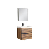 Blossom Annecy 24" Maple Strip Single Sink Vanity Base