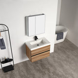 Blossom Annecy 30" Maple Strip Single Sink Vanity Base