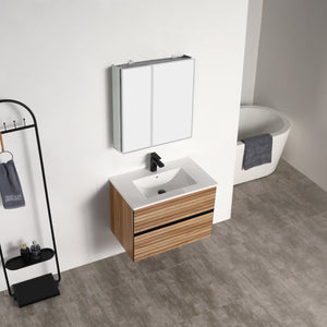 Blossom Annecy 30" Maple Strip Single Sink Vanity Base