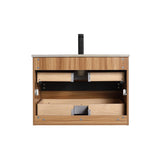 Blossom Annecy 30" Maple Strip Single Sink Vanity Base