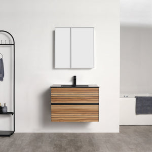 Blossom Annecy 30" Maple Strip Single Sink Vanity Base