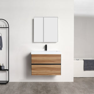 Blossom Annecy 30" Maple Strip Single Sink Vanity Base