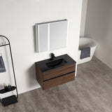 Blossom Annecy 36" Dark Walnut Strip Single Sink Vanity Base