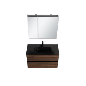 Blossom Annecy 36" Dark Walnut Strip Single Sink Vanity Base