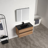 Blossom Annecy 36" Maple Strip Single Sink Vanity Base