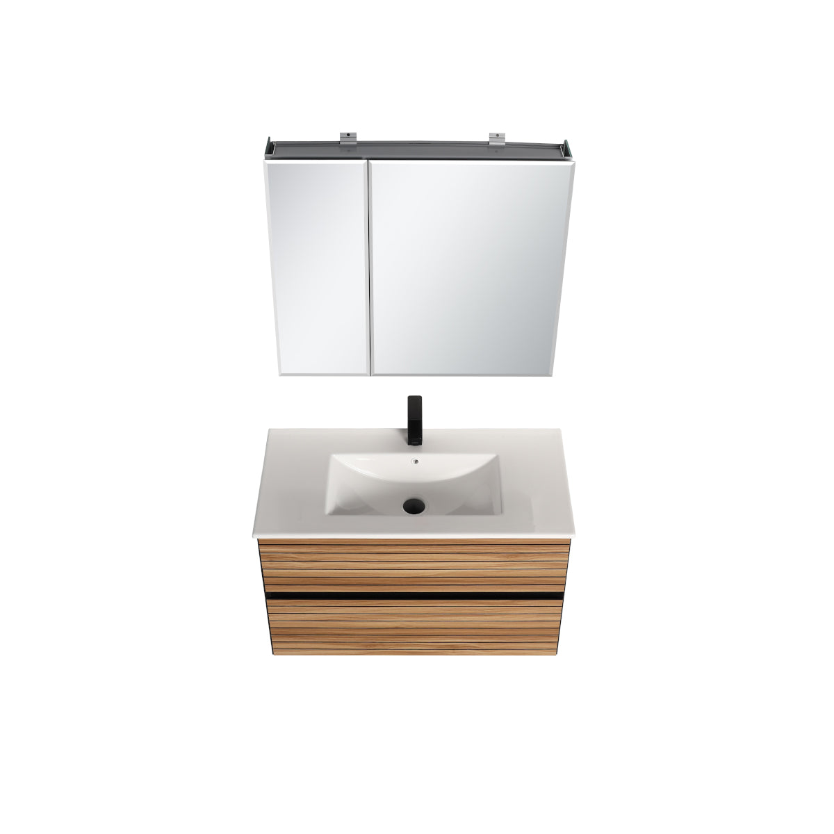Blossom Annecy 36" Maple Strip Single Sink Vanity Base