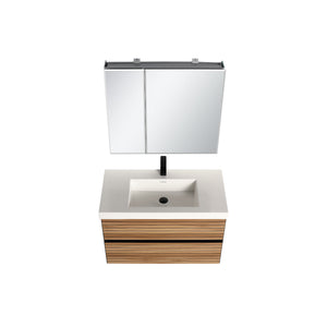 Blossom Annecy 36" Maple Strip Single Sink Vanity Base