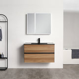 Blossom Annecy 36" Maple Strip Single Sink Vanity Base