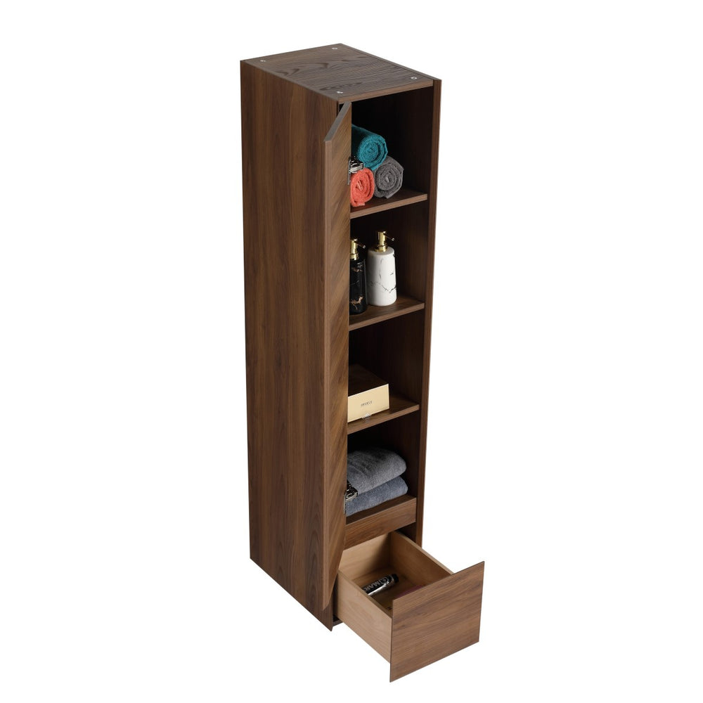 Blossom Assisi 12" x 17" Brown Walnut (Right) Side Cabinet