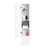 Blossom Assisi 12" x 17" Glossy White (Left) Side Cabinet