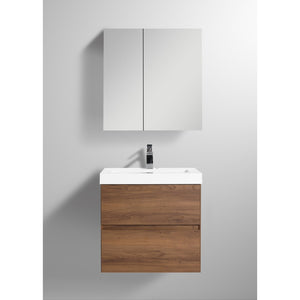 Blossom Assisi 24" Brown Walnut Single Sink Vanity Base