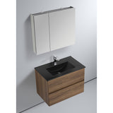 Blossom Assisi 30" Brown Walnut Single Sink Vanity Base