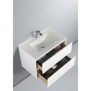 Blossom Assisi 30" Glossy White Single Sink Vanity Base