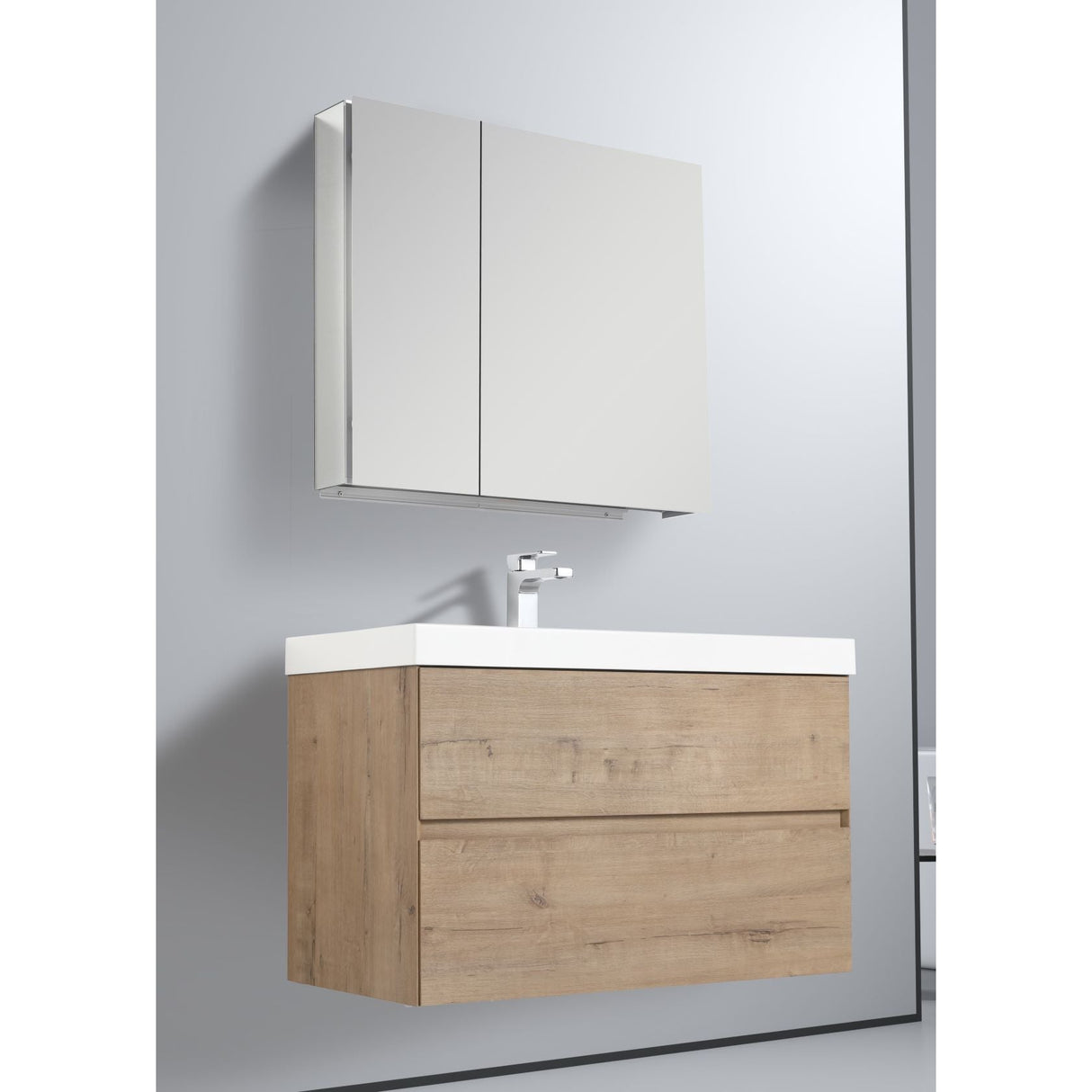 Blossom Assisi 36" Classic Oak Single Sink Vanity Base