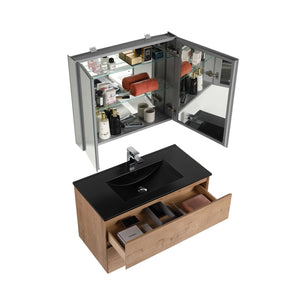 Blossom Assisi 36" Classic Oak Single Sink Vanity Base