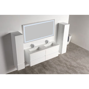 Blossom Assisi 48" Glossy White Double Sink Vanity Base